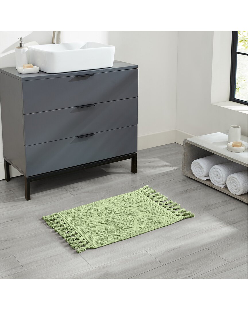Jean Pierre New York Ricardo Cotton Fringe Bath Rug Set