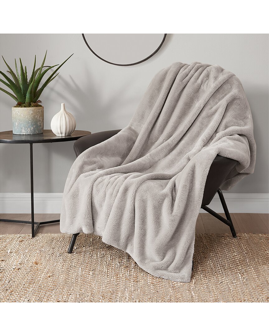 Shop Lucky Brand Solid Fuzzy Throw Blanket