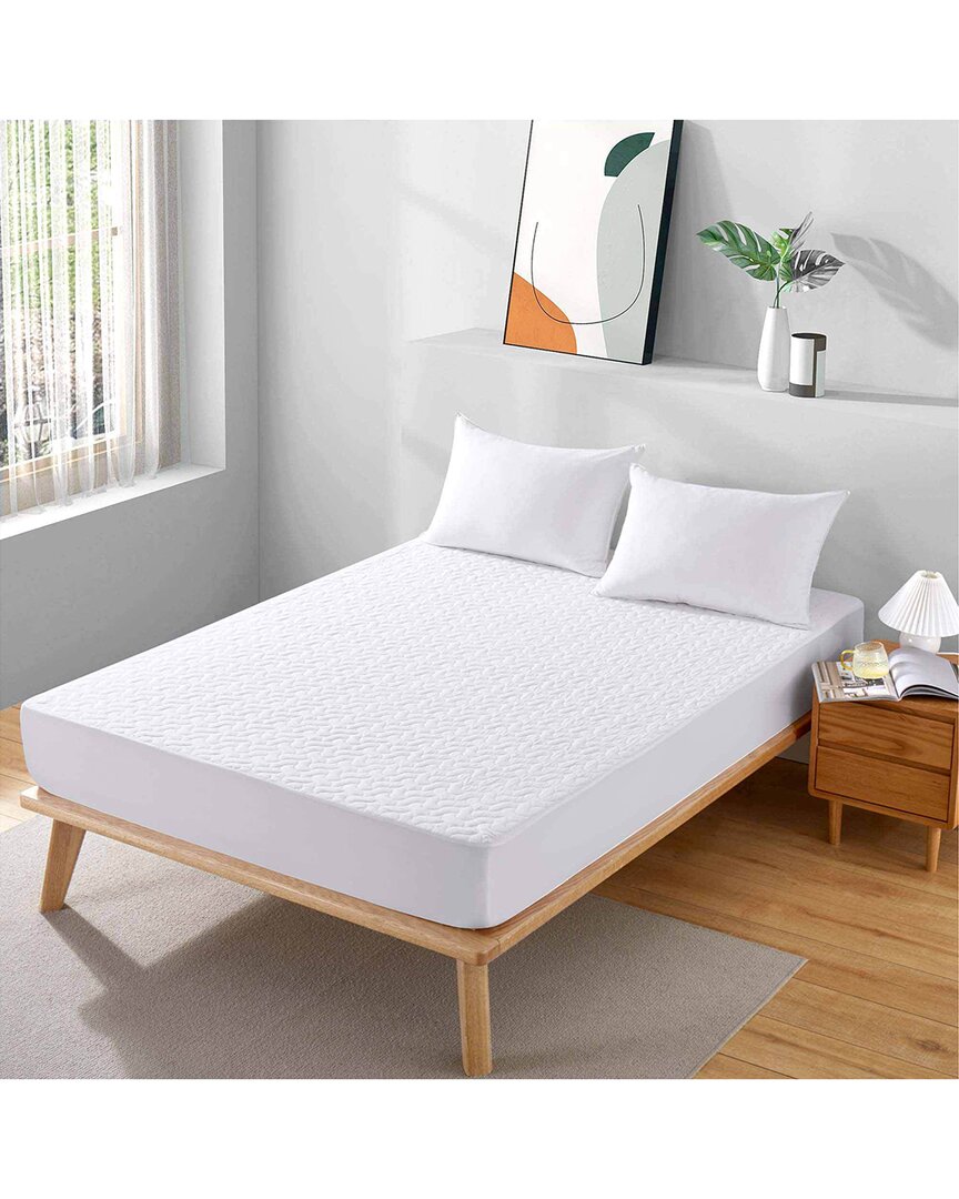 Unikome Waterproof Mattress Protector In White