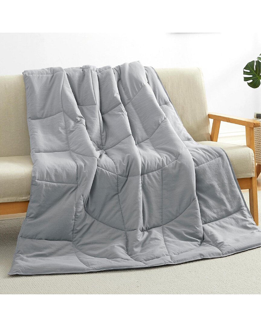 Unikome Throw Blanket In Grey