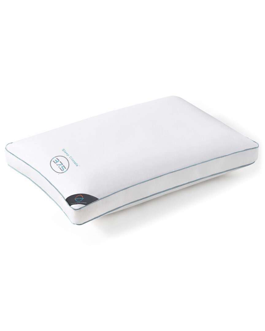 Sleep Climate 300 Thread Count Temperature Balancing Bed Pillow With 37.5¨ Technology-one Pack