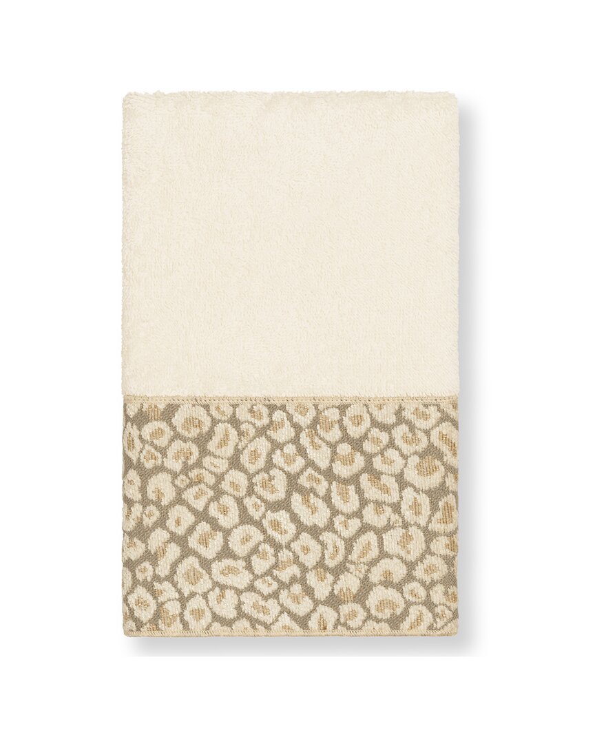Shop Linum Home Textiles Spots Turkish Cotton Embellished Hand Towel
