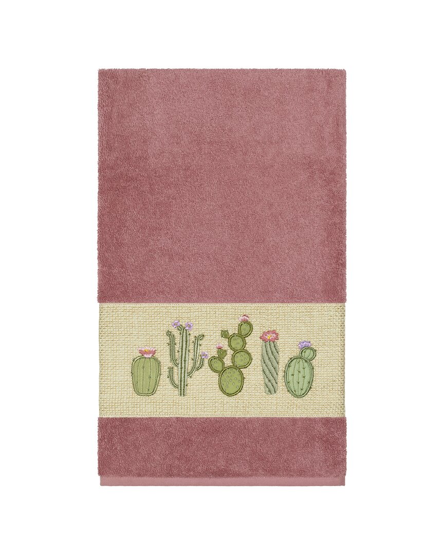 Linum Home Textiles Mila Turkish Cotton Embellished Bath Towel