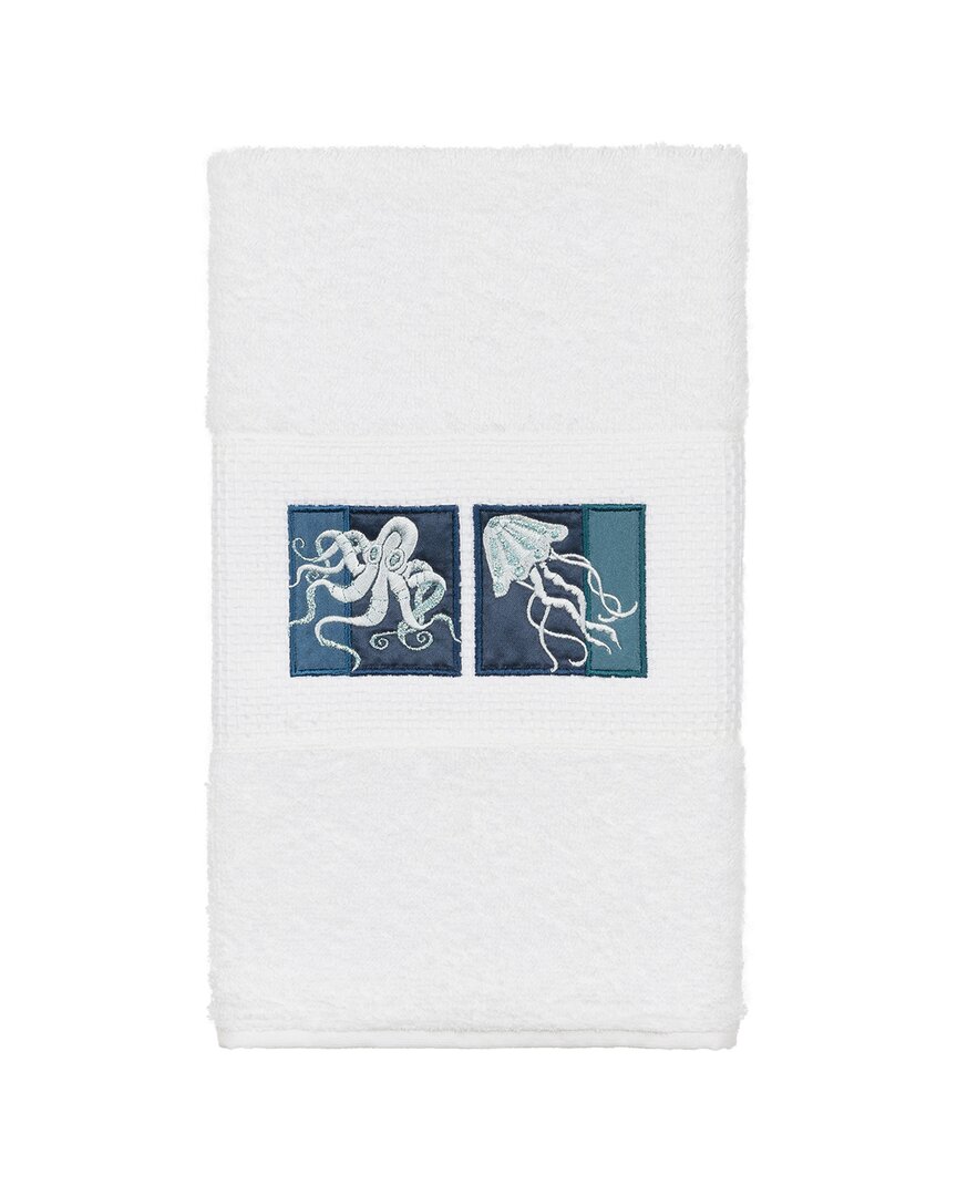 Linum Home Textiles Ava Turkish Cotton Embellished Hand Towel