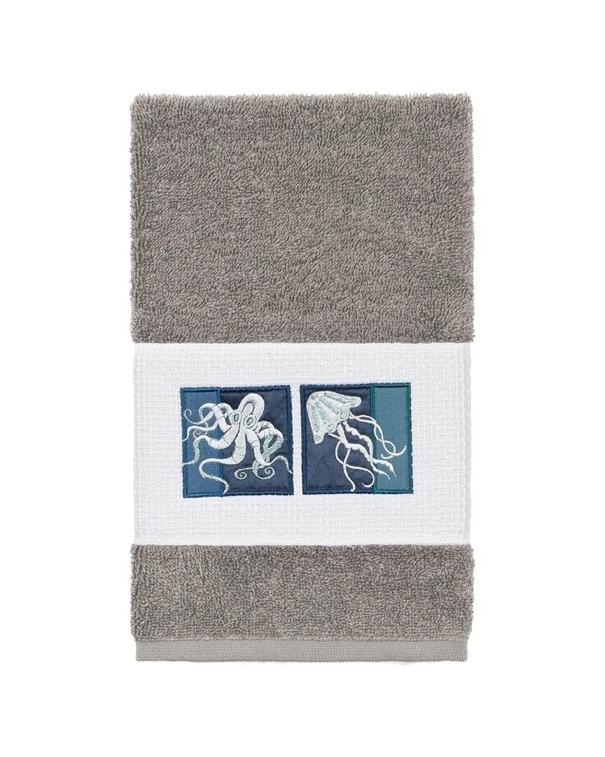Linum Home Textiles Ava Turkish Cotton Embellished Hand Towel