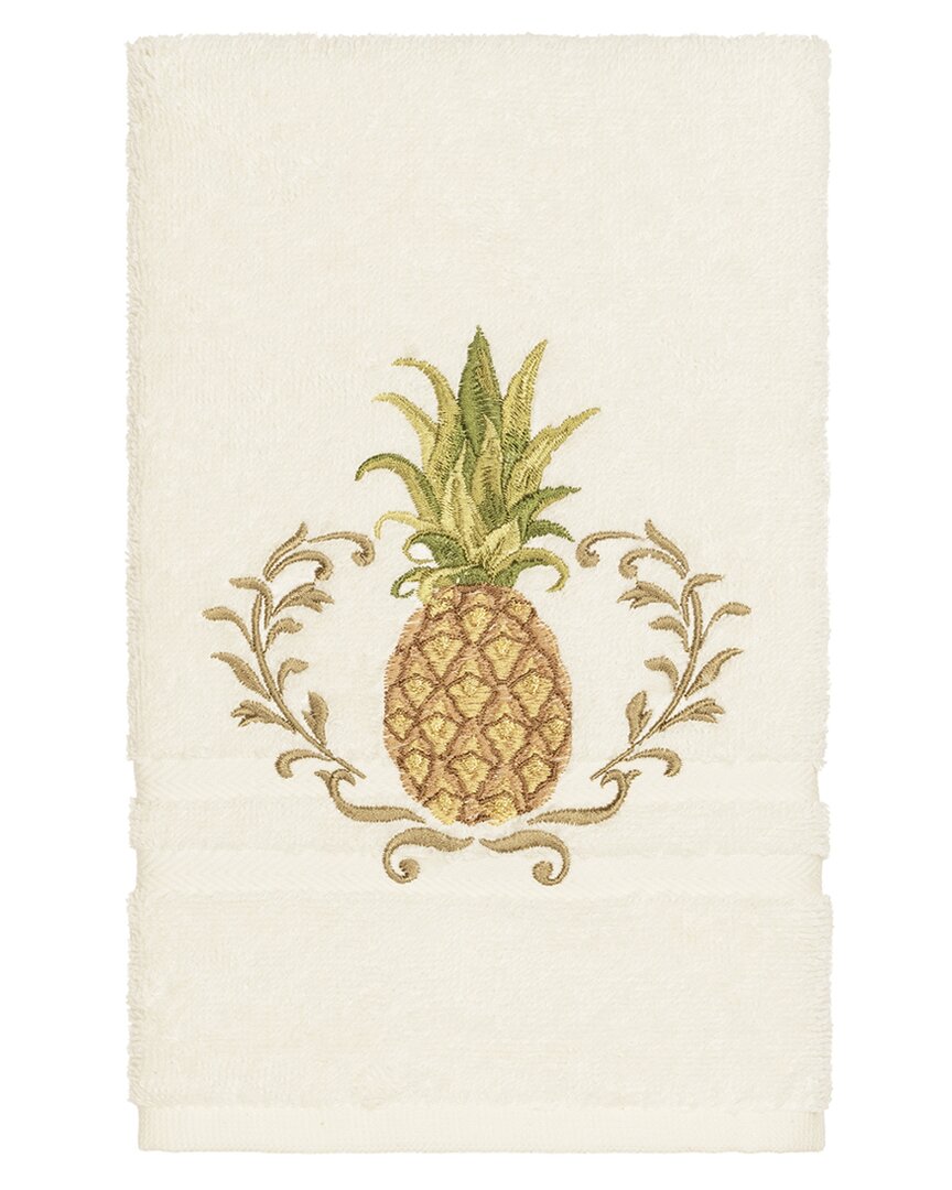 Shop Linum Home Textiles Welcome Turkish Cotton Embellished Hand Towel