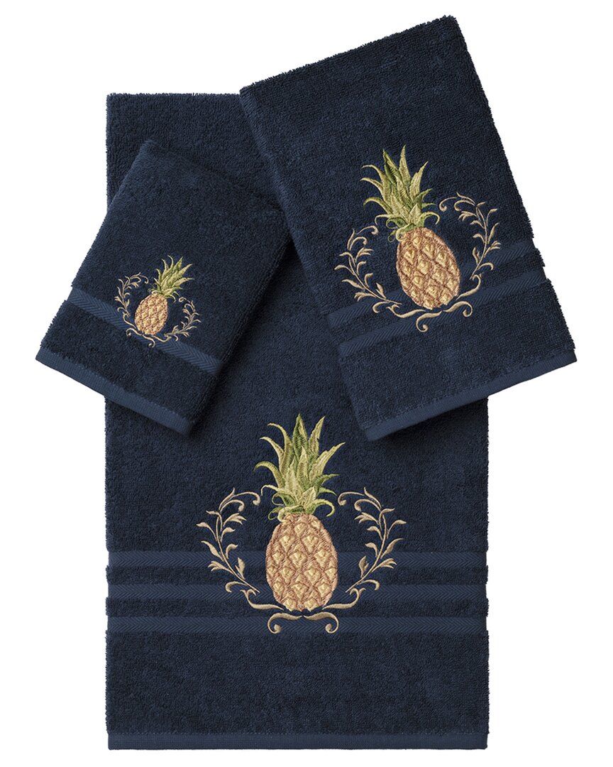 Shop Linum Home Textiles Welcome Turkish Cotton 3pc Embellished Towel Set