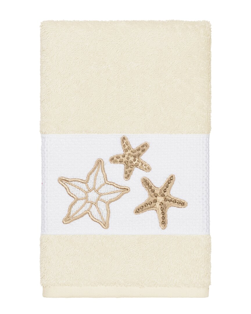 Shop Linum Home Textiles Lydia Turkish Cotton Embellished Hand Towel