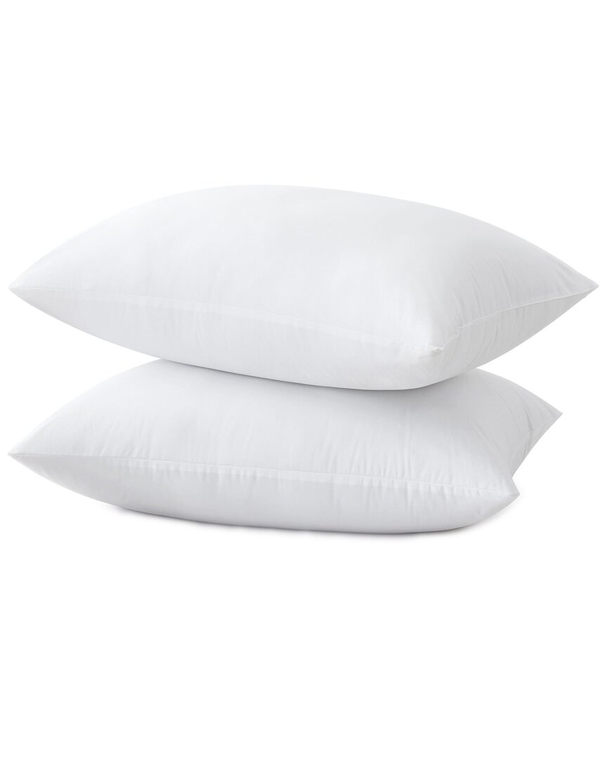 UNIKOME UNIKOME SET OF 2 FLUFFY DOWN ALTERNATIVE BED PILLOWS FOR BACK