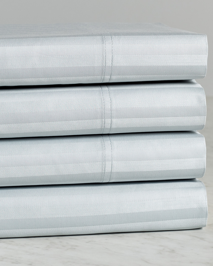 Superior Discontinued  650tc 100% Egyptian Cotton Striped Sheet Set
