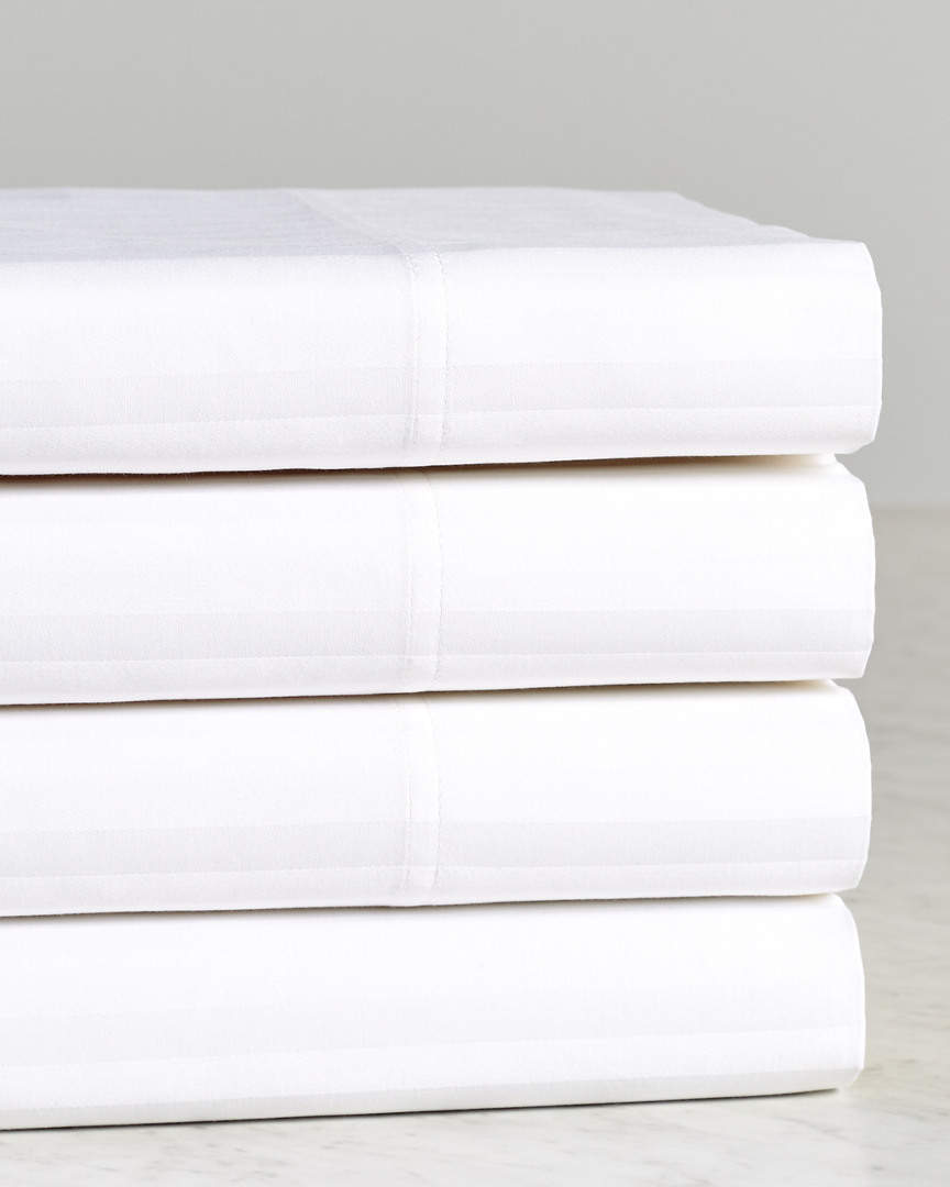 Superior Discontinued  650tc 100% Egyptian Cotton Striped Sheet Set