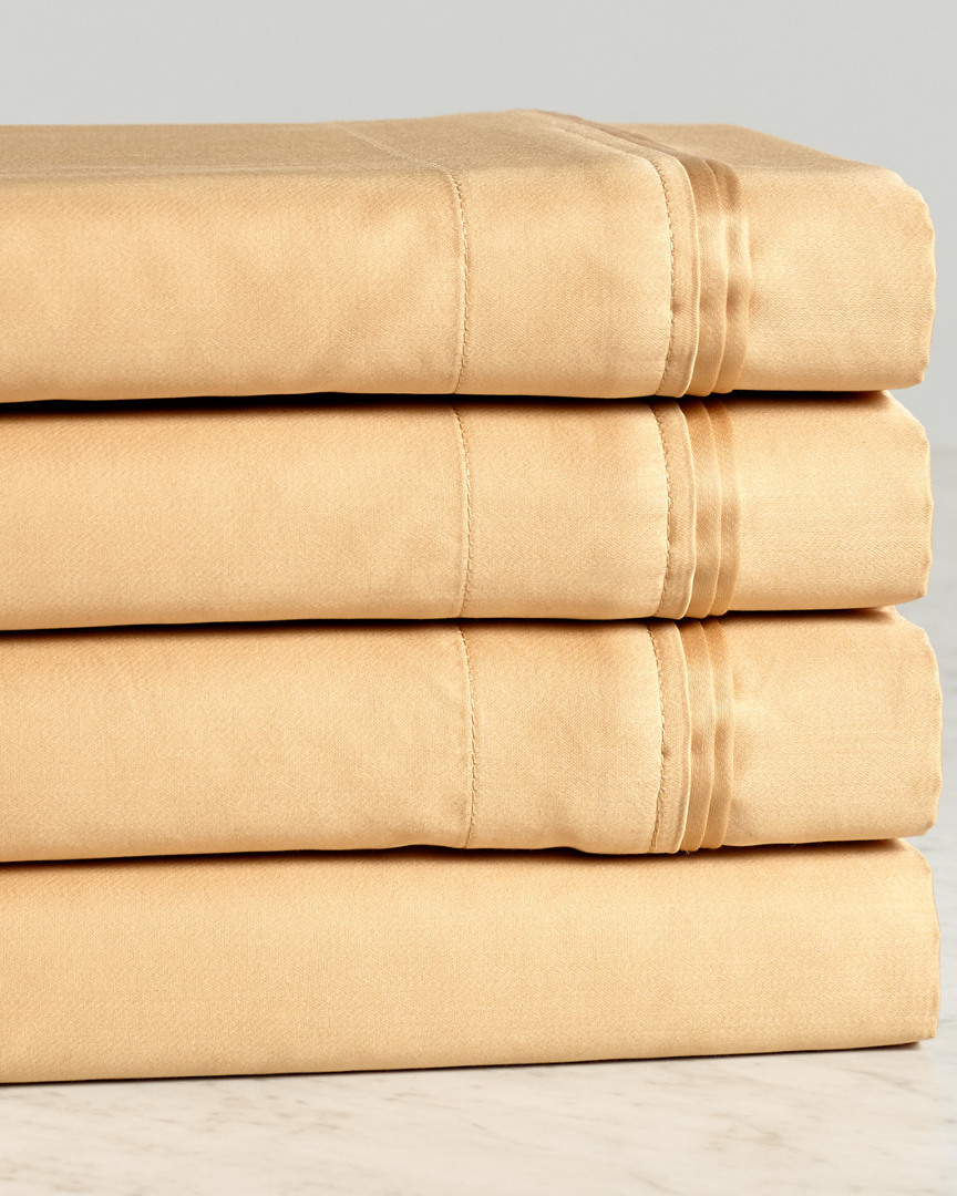 SUPERIOR SUPERIOR SOLID 1000 THREAD COUNT EGYPTIAN COTTON DEEP POCKET SHEET SET