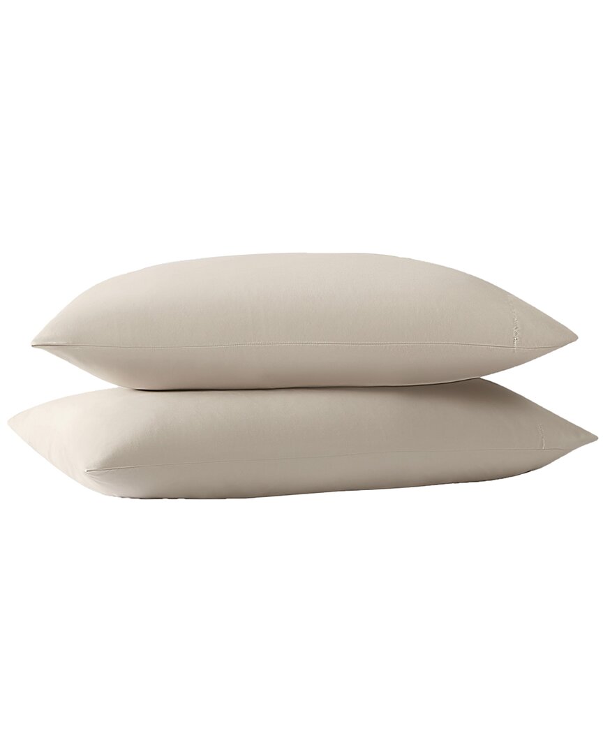 Truly Soft Green Solid Pillowcase Pair