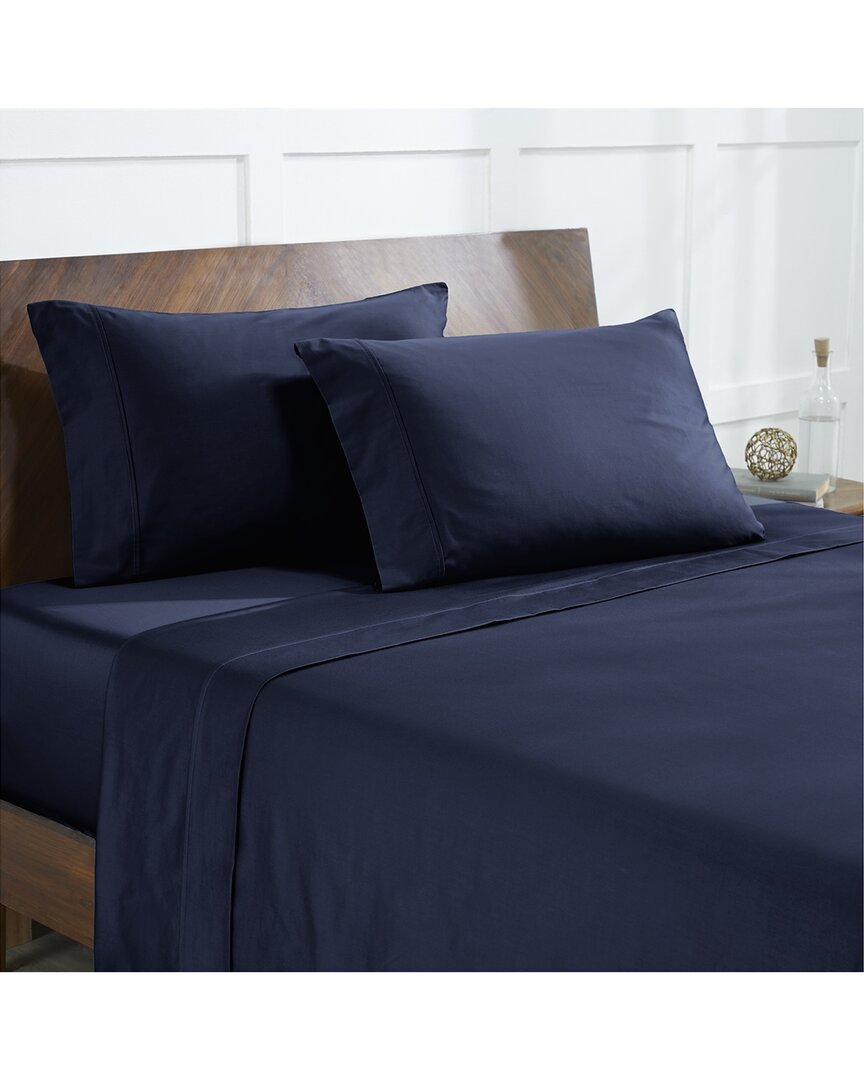 Modern Threads 400 Thread Count Egyptian Cotton Sheet Set In Blue