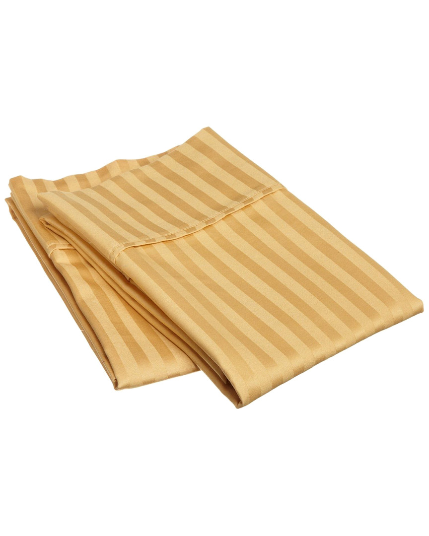 Superior 300tc Striped Pillowcases In Neutral