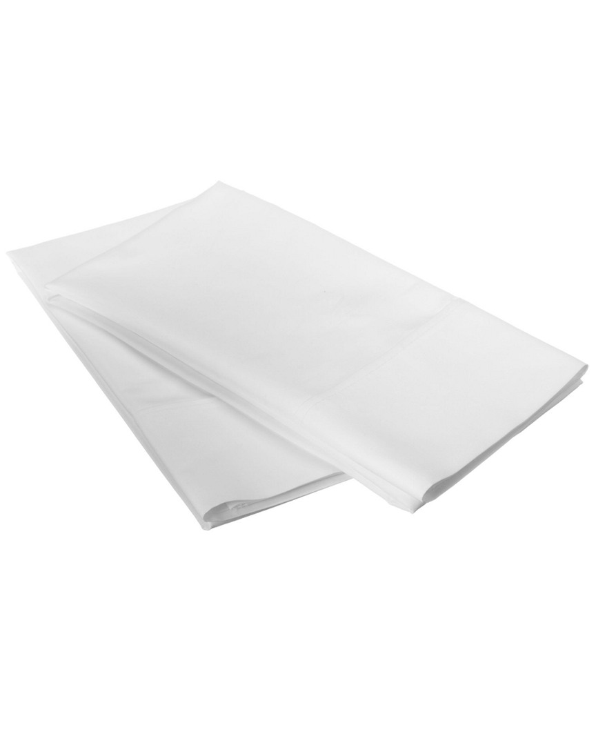 Superior 600 Thread Count Cotton Rich Pillowcase Set In White