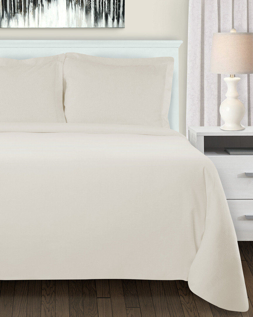 Superior Flannel Solid Deep Pocket Sheet Set