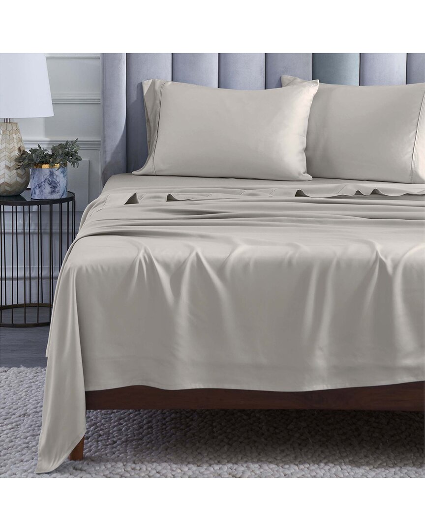 Superior Modal From Beechwood 400 Thread Count Lightweight Cooling Solid Deep  Pocket Bed Sheet Set