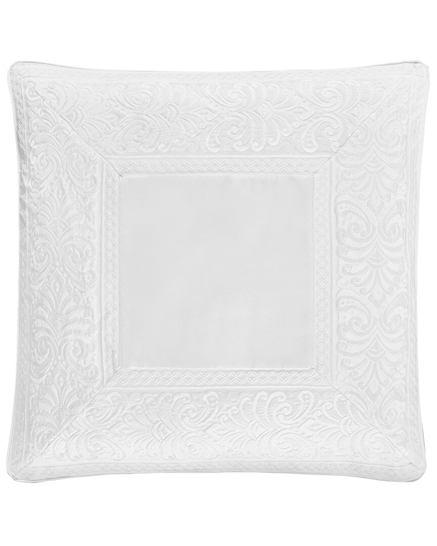 J Queen New York J. Queen New York Bianco Euro Sham In White
