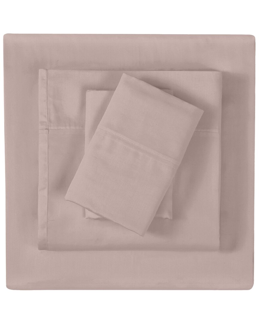 Vince Camuto 400tc Cotton Sheet Set In Blush