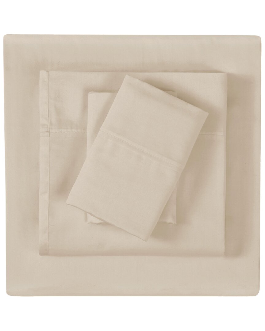 Vince Camuto 400tc Cotton Sheet Set In Khaki