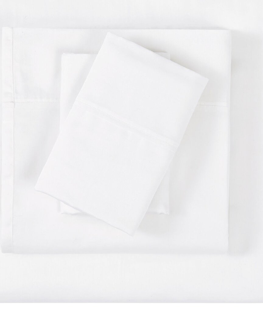 Vince Camuto 400tc Cotton Sheet Set In White