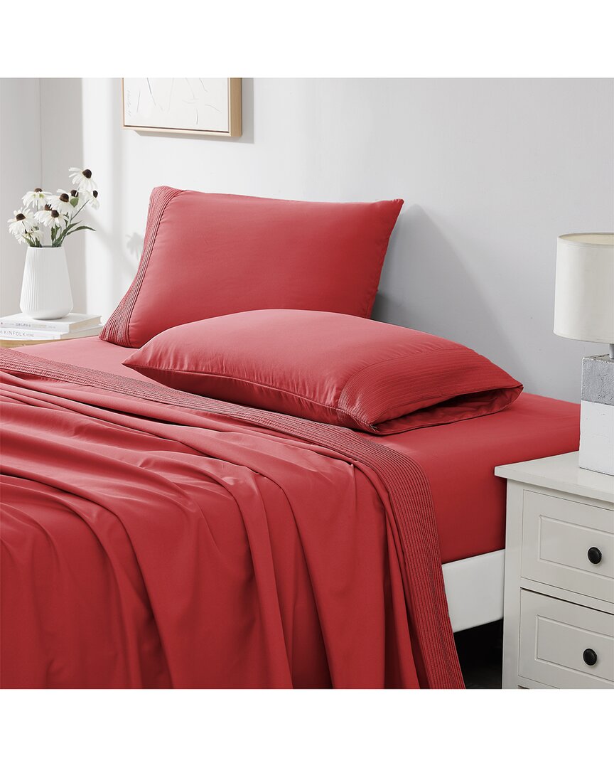 Southshore Fine Linens Extra Deep Pocket Bed Sheet Set With Pleated Hem