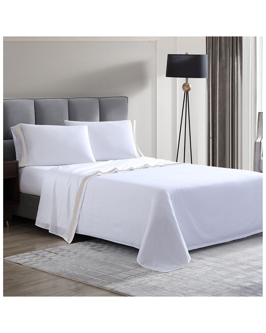 ITALIAN HOTEL COLLECTION ITALIAN HOTEL COLLECTION ITALIAN HOTEL COLLECTION 300 THREAD COUNT 100% COTTON 4PC SHEET SET