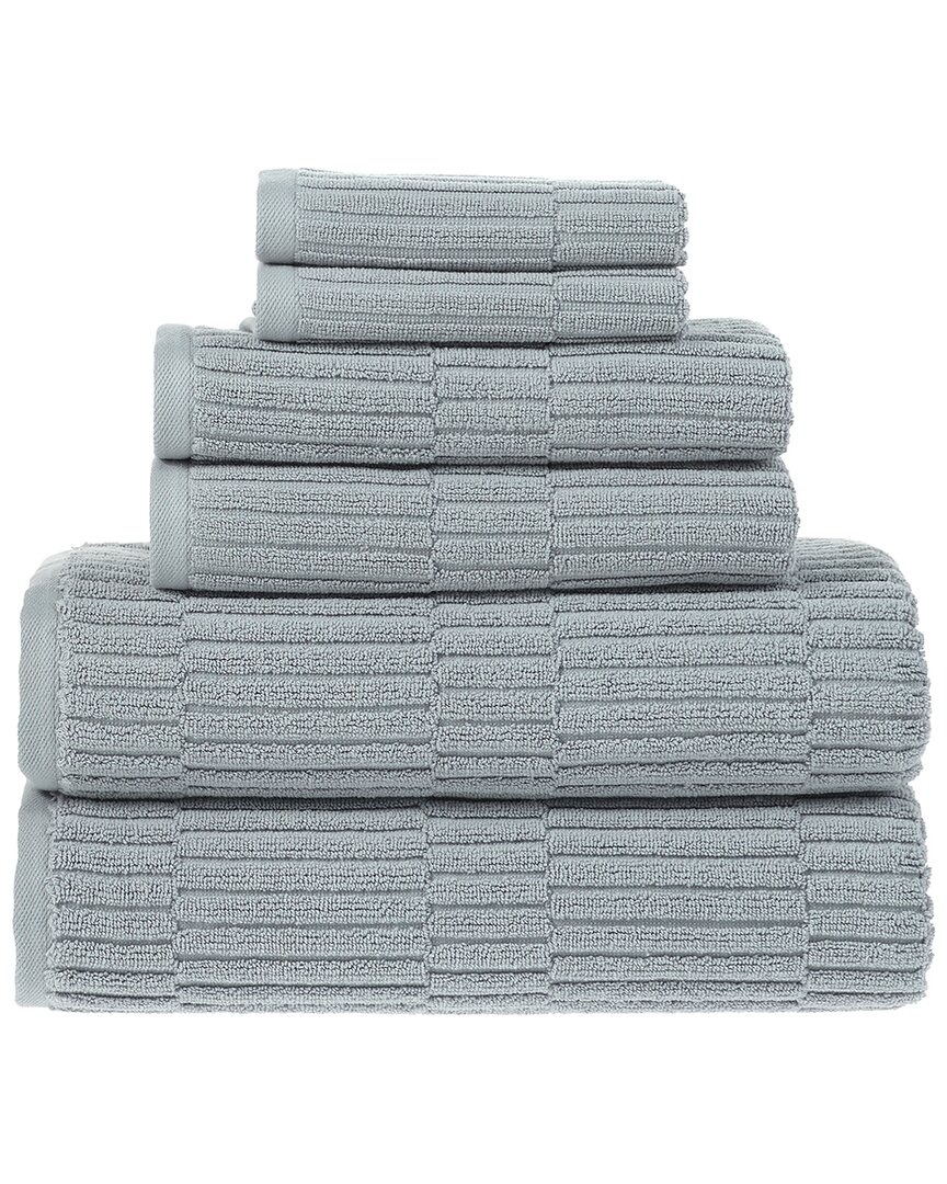 Alexis Antimicrobial Oxford Royale 6pc Towel Set