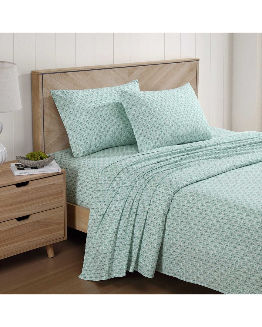 TOMMY BAHAMA TOMMY BAHAMA 200 THREAD COUNT COASTAL BATIK PERCALE SHEET SET 