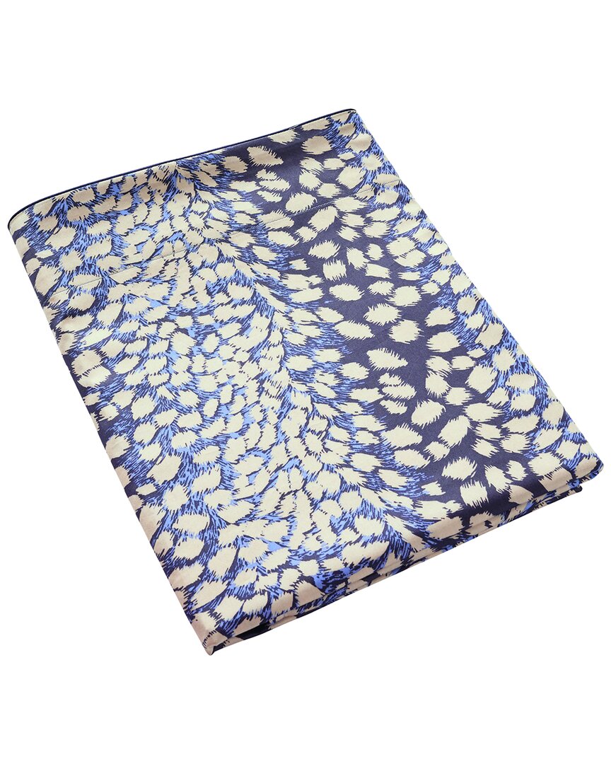 Anne De Solene Anne De Solène Organic Cotton Sateen 300 Thread Count Imaginaire Flat Sheet