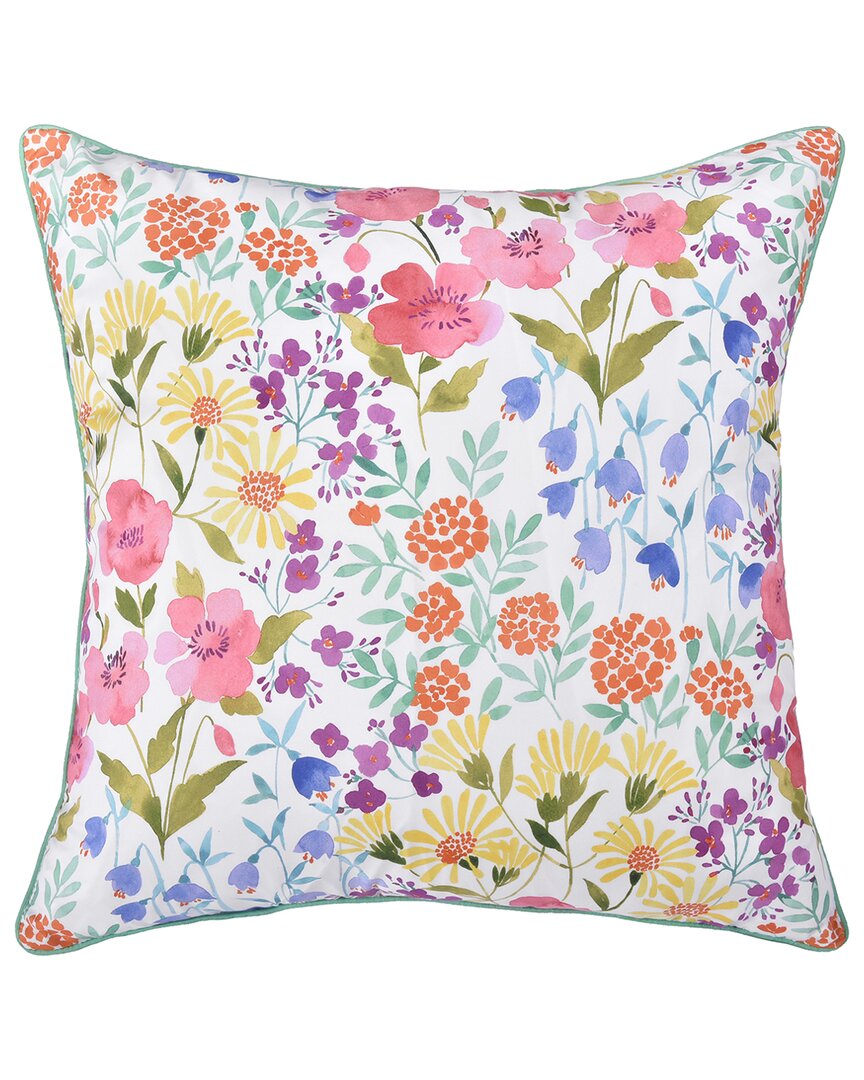 J Queen New York J. Queen Bold Jules Euro Sham In Blue