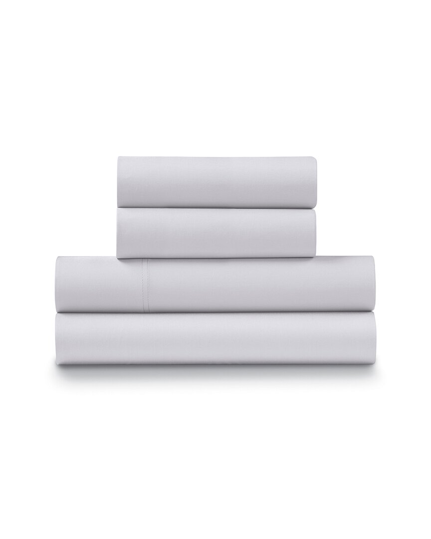 Ella Jayne 4pc Sateen 500tc Deep Pocket Sheet Set In Purple