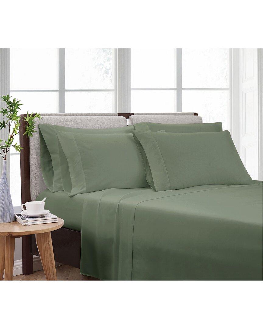 Cannon Heritage Solid 7pc Sheet Set In Green