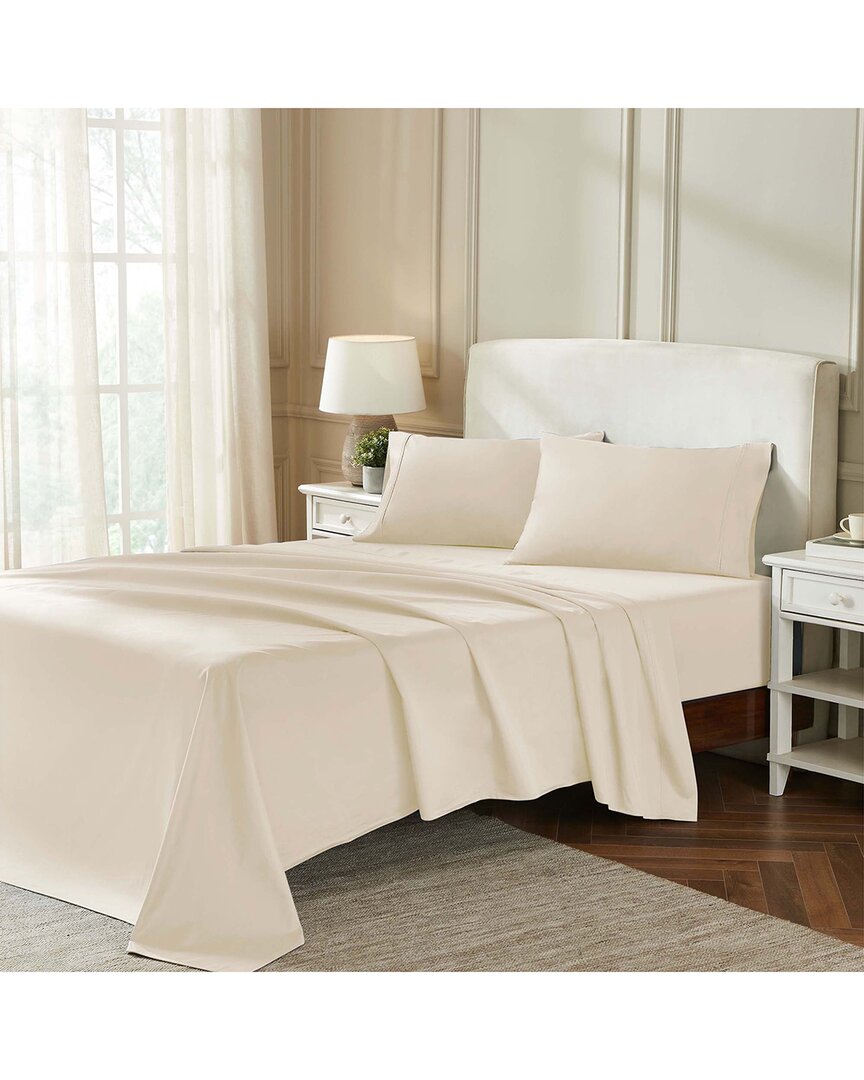 SUPERIOR SUPERIOR 850 THREAD COUNT 100% COTTON SOLID BED SHEET SET 