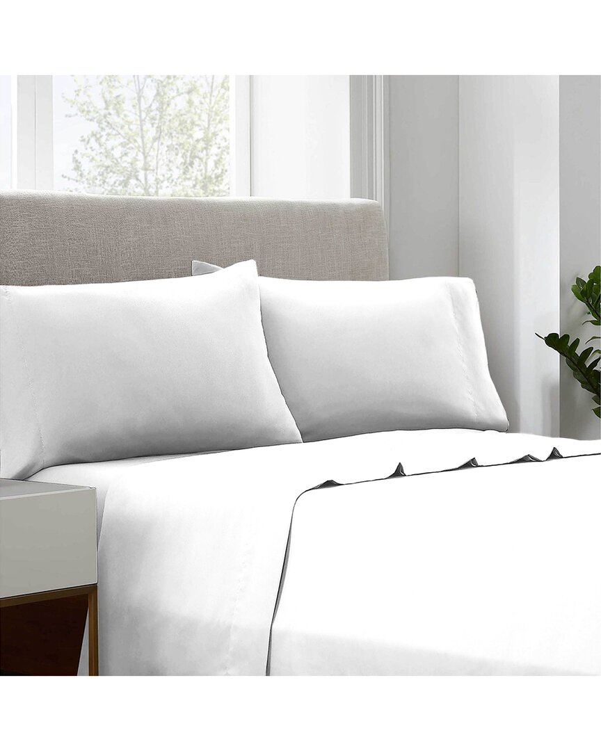 Linum Home Textiles Cotton 400tc Pillowcase Set In White