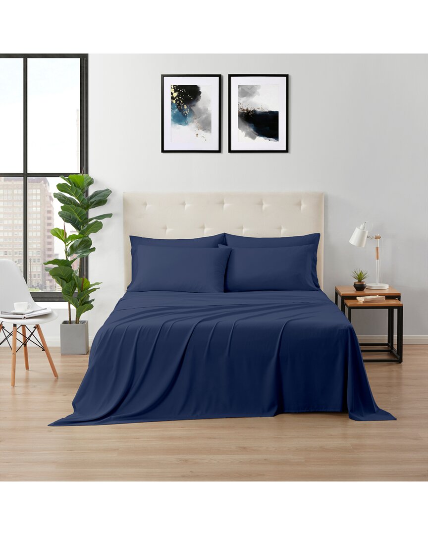 Kathy Ireland Bamboo Cooling Sheet Set - Denim