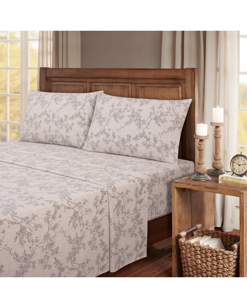 Kathy Ireland 100% Turkish Cotton Flannel Sheet Set
