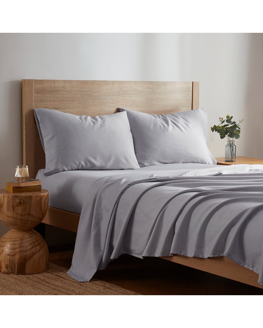 Kathy Ireland Herringbone Twill 4 Piece Cotton Ric