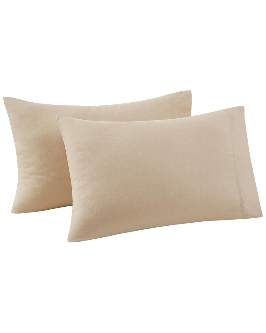 Frye Linen-blend Pillowcase Pair In Beige