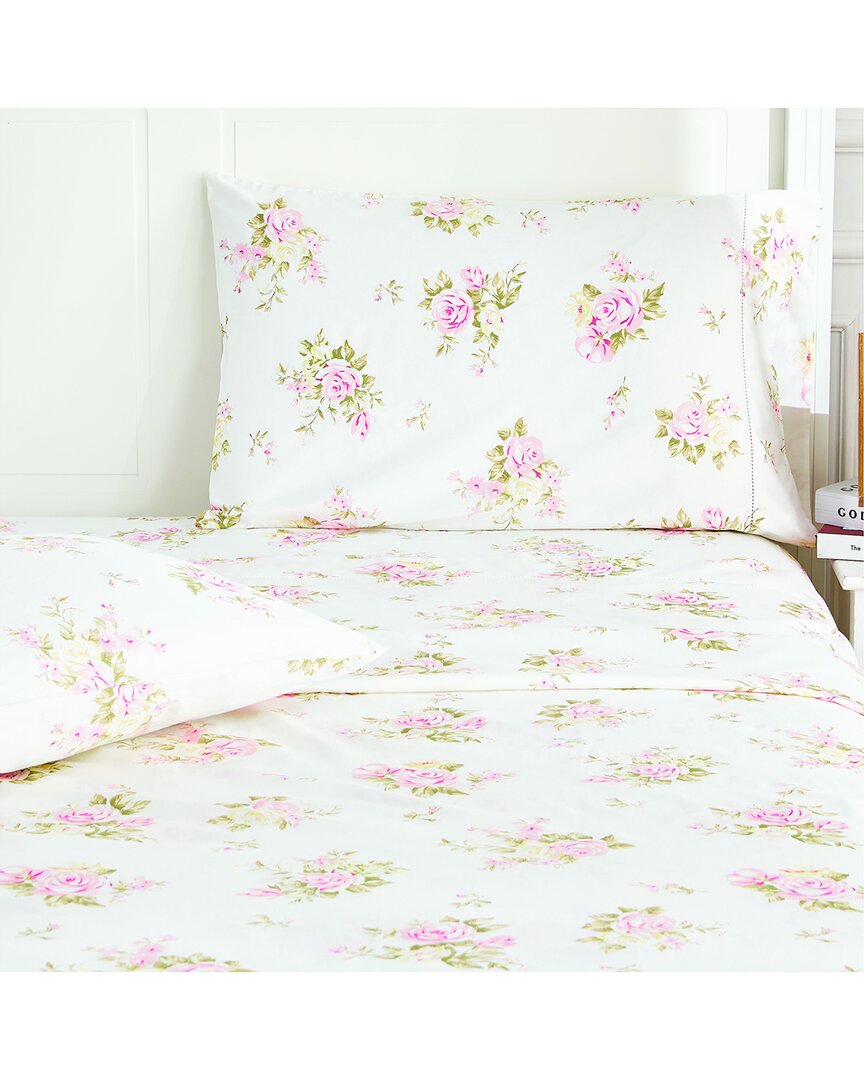 Melange Mélange Home 400tc Rose Bouquet Sheet Set