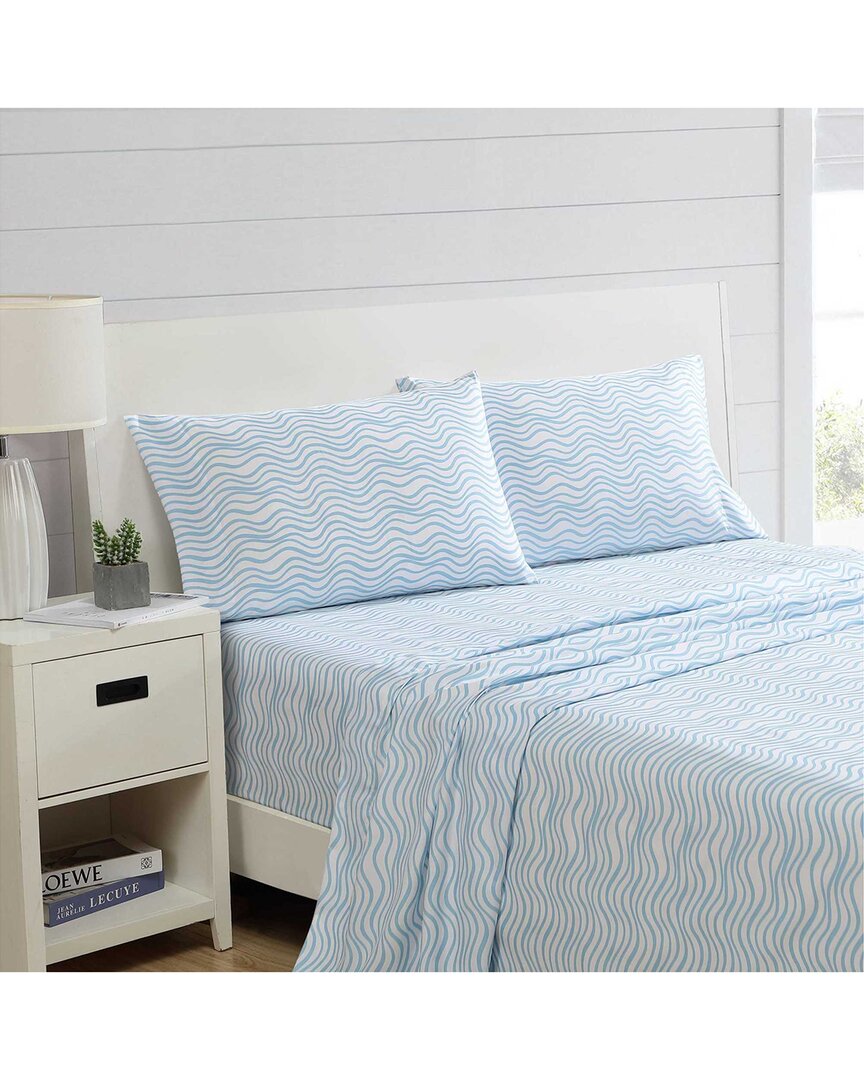 Nautica Lineary Waves Lightweight Sheet Set
