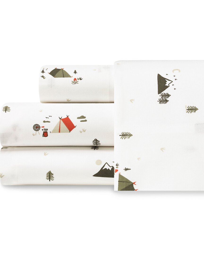 EDDIE BAUER EDDIE BAUER CASCADE CAMPING PERCALE SHEET SET 