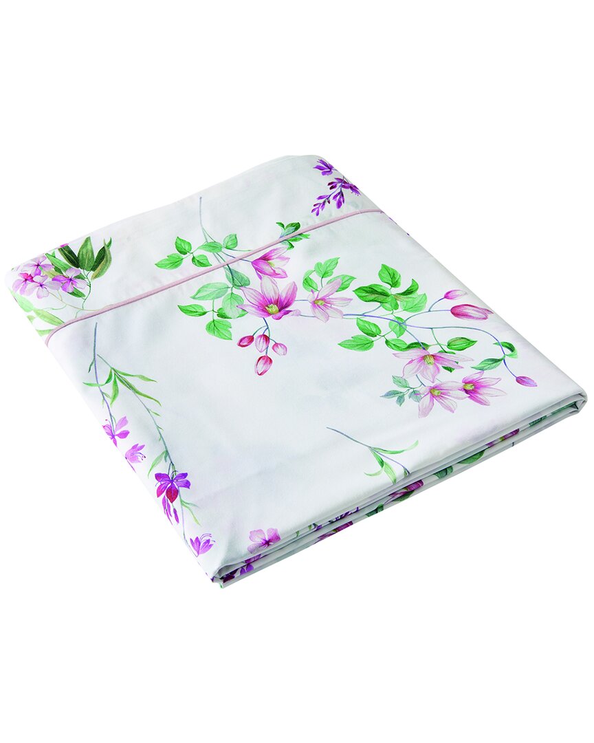 Anne De Solene Aura 200 Thread Count Organic Cotton Flat Sheet