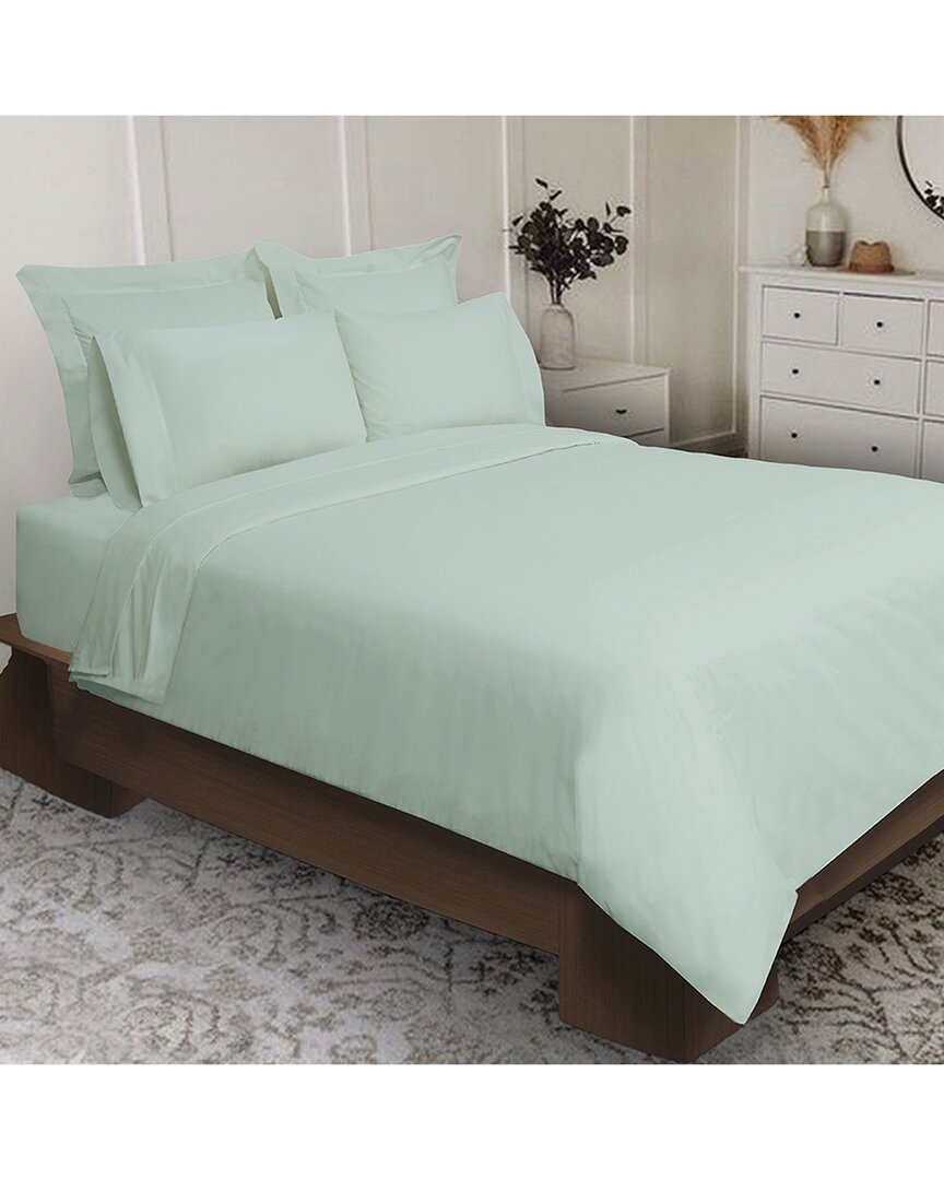 At Ease Cotton 400tc Performance Sheet Set In Green