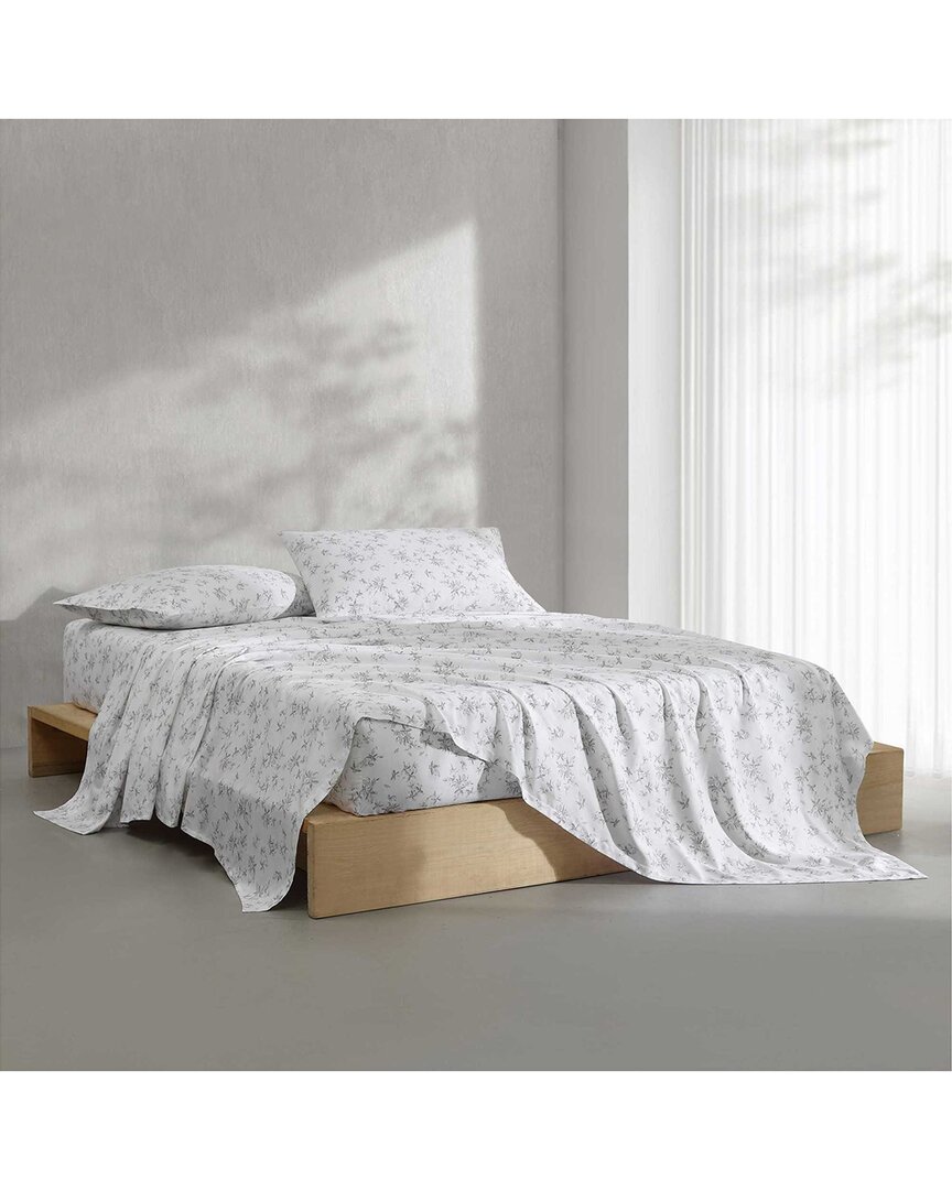 Calvin Klein 300 Thread Count Abstract Floral Cotton Sateen Sheet Set