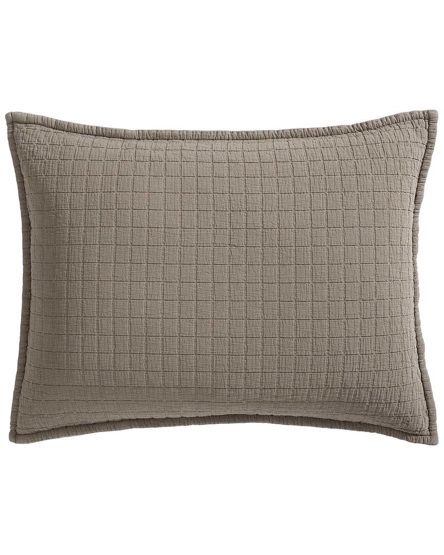 Calvin Klein Essential Garment Washed Cotton Jacquard Sham