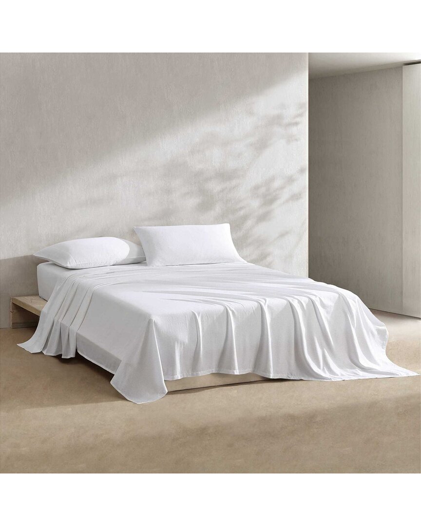 CALVIN KLEIN CALVIN KLEIN 300 THREAD COUNT MICRO DOT GRID COTTON SATEEN SHEET SET 