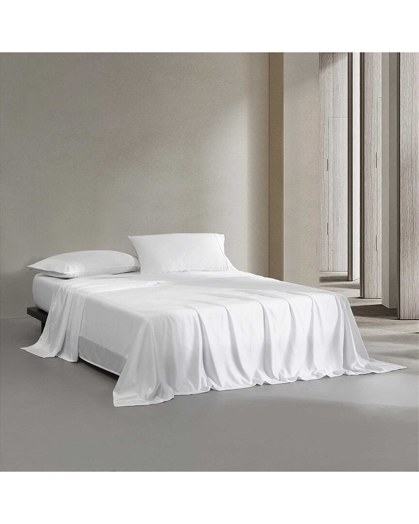 Calvin Klein 400 Thread Count Rekoop Solid Sateen Sheet Set