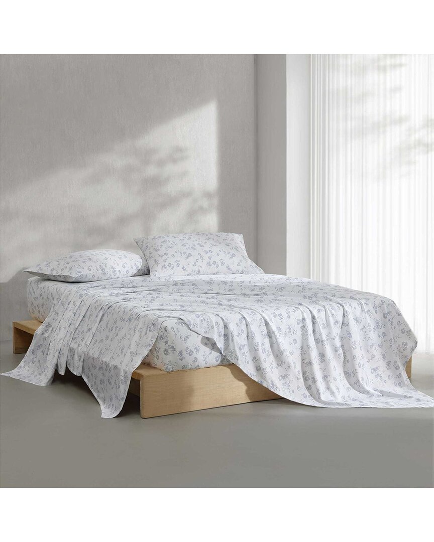 Calvin Klein 300 Thread Count Tossed Micro Floral Cotton Sateen Sheet Set